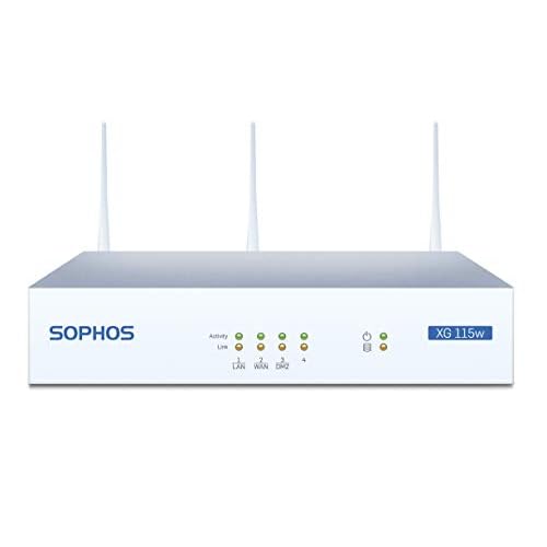Sophos XG 115W Rev.2 EnterpriseProtect 2 YR Bundle WiFi VPN Firewall Appliance and EnterpriseGuard License 1 Year