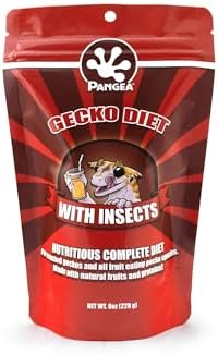 Pangea Fruit Mix with Insects Crested Gecko Complete Diet, 8oz