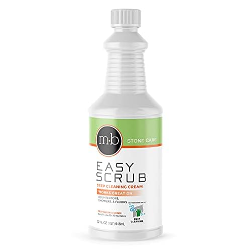 Easy Scrub - Natural Stone Deposit Remover - Commecial Grade Surcface Cleaner - Removes Suface Haze, Spills, And Residues - 32oz