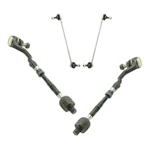 Front Tie Rod Rack End Assembly Sway Bar Steering Suspension Kit Set 4pc 4pcs for BMW for X3 2.5L/3.0L 2004-2010