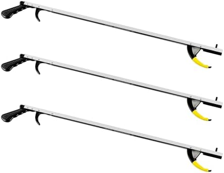 Cubii Health Reacher, Standard 32", Grabber Reacher Tool, Lightweight Trash Picker Grabber & Garden Nabber, Handy Aluminum Picker Up Tool & Reaching Claw, Reaching Assist & Dressing Tool, Pakc of 3