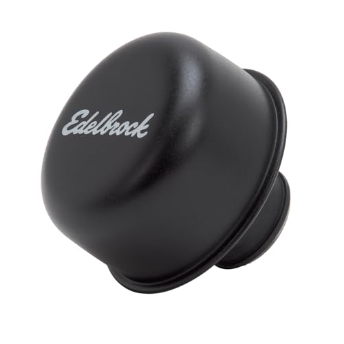 Edelbrock EDL4403 Pro-Flo Black Round Breather, Multi, One Size