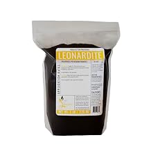 5 Lb Pulverized Leonardite Fertilizer Powder - Natural Unaltered Oxidized Lignite
