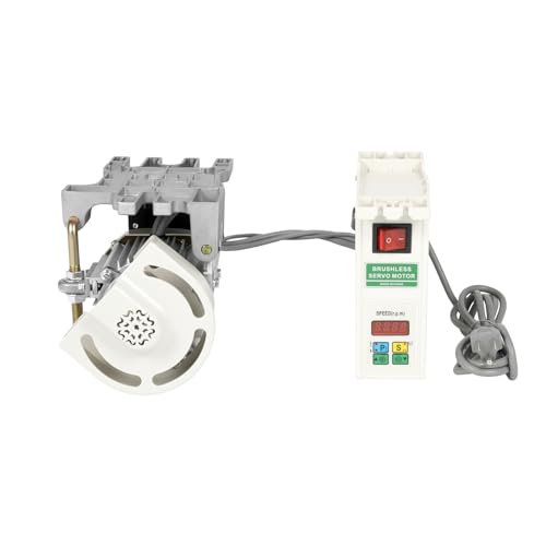 Liffshsy Industrial Sewing Machine 600w Brushless Servo Motor Split, Electric Servo Motor WControl 500-4500RPM Energy Saving Mute Motor Brushless Servo Motor