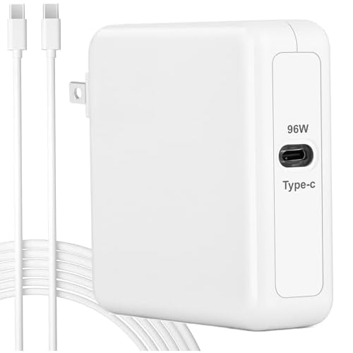 MacBook USB C Charger for MacBook AirMacBook ProMac Charger USB C Laptop Chargers, 96W Mac Book Pro Charge Block, USBC Computer Power Adapter, Included Type C Cable