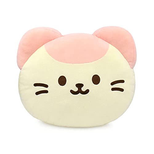 Anirollz 15 Official Stuffed Animal Plush Toy Cushion |Soft, Squishy, Warm, Cute, Comfort, Safe| Pillow with Puppy Kitty Fox Panda - Birthday Decor Graduation Gift - Kittiroll