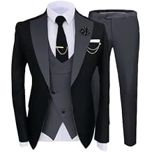 Formal Suits for Men Wedding Slim Fit 3 Piece Dress Business Elegant Party Jacket Vest & Pants