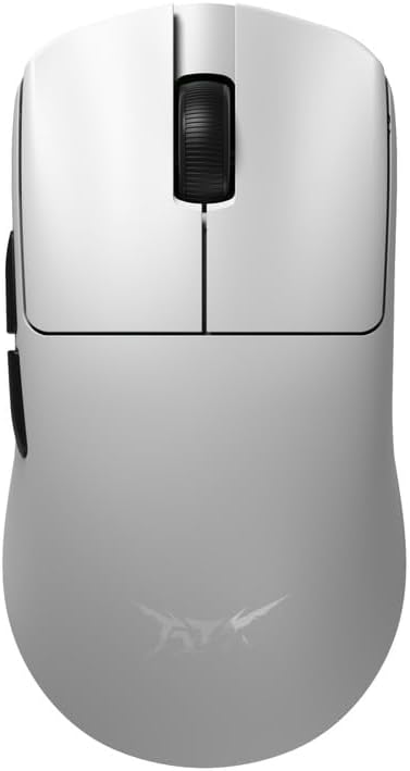 ATK Wireless Gaming Mouse Blazing Sky F1 ULTRA White 8K Dongle Included Package Lightweight 50 Grams Low Latency Up to 150 Hours Operation Domestic Genuine Product