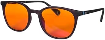 Women's Glasses Gaming Glasses Blue Light Filter Computer Glasses Red Lens for Better Sleep SH040