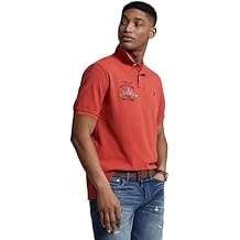 POLO RALPH LAUREN Men's Classic Fit Flag Mesh Polo Shirt