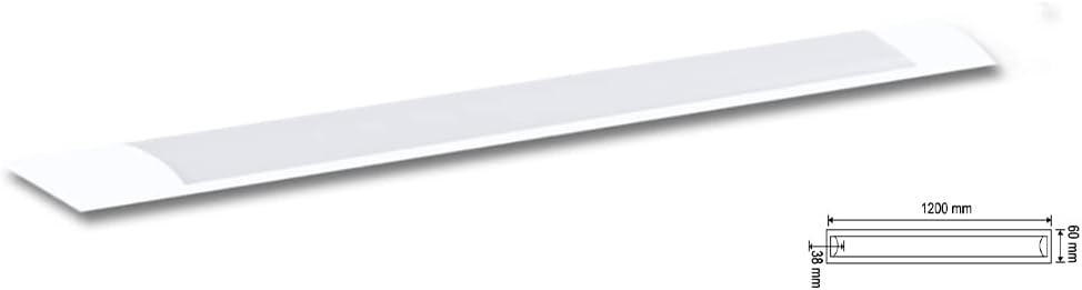 36W Beyaz Led Bant Armatür Beyaz Işık 2 Adet