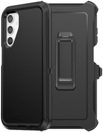 Case for Samsung Galaxy S24 FE 5G,Protective Cell Phone Cover with Belt-Clip Holster,Military Grade 3 in 1 Heavy Duty Shockproof Drop Proof Dust Proof Phone Rugged Cover for Galaxy S24 FE -Black