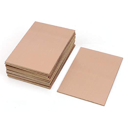 MCIGICM FR-4 Copper Clad PCB Laminate Circuit Board, Single Side, 4 x 2.7 inch 10Pcs