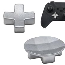2 Pcs Metal D-pads for Xbox One Elite Series 2 ,Replacement Parts Metal D-pads Kits for Xbox One Elite Series 2Controller (Silver) [video game]
