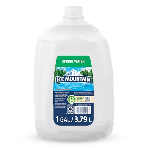 Ice Mountain Spring Water Bottle, 1 Gallon Jug Refreshing Crisp Water