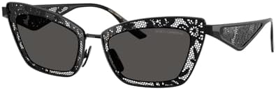 Dolce & Gabbana Sunglasses DG 2311 0187 BlackDark Grey Polyamide Standard