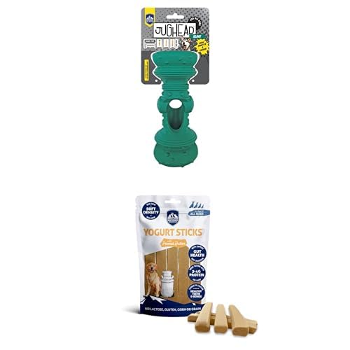 Himalayan Dog Chew Jughead Slim Dog Chew Holder  Yogurt Sticks, Prebiotic & Probiotics, Protein Rich, Lactose Free, Gluten Free, Corn Free, Grain Free, 5 Sticks, Peanut Butter Flavor | Bundle
