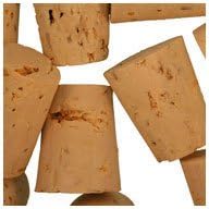 WidgetCo Size 8 Cork Stoppers, X Grade, Labratory Corks, Tapered Corks (Qty 25)