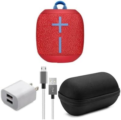 Ears WONDERBOOM 2 Bluetooth Speaker (Radical Red) Bundle