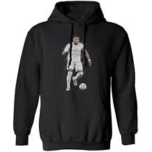 Mbappe Goat Inspired Graphic Madrid 10 Tribute Unisex Hooded Sweatshirt