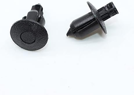 ONINE 100Pcs 6mm Bumper Retainer Clips Car Plastic Rivets Fasteners Push Retainers for Car Panel Fender Bumper