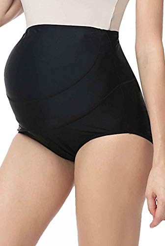 Momo Maternity Bathing Suit UPF 50 Full Coverage Swim Bottom Briefs Regular & Plus Size