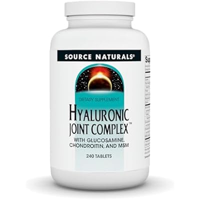 Source Naturals Hyaluronic Joint Complex with Glucosamine, Chondroitin & MSM Extra Strength - 240 Tablets