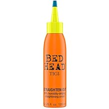 TIGI Bed Head Straighten Out 98% Humidity Defying Straightening Cream for Unisex, 4 Ounce