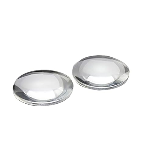 20pcs Focusing Convex Lens Dia 25mm, BiConvex Lens for VR Enhancement, Lens Focal Length 45mm High Magnifying Capability
