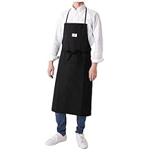 Round House Mens Shop Apron - Black