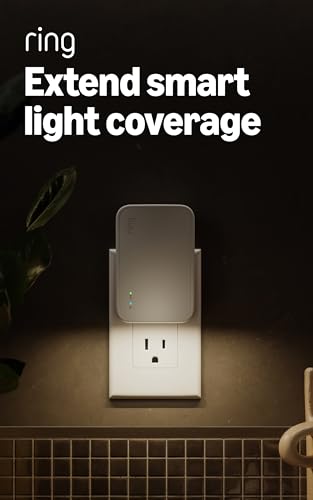 Ring Bridge (Newest Model) Wider coverage for Ring smart lights and compatible devices