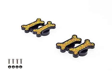 Creathome M6 Golden Dog Bone Pattern Machine Screw, 4 Pack
