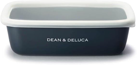 DEAN & DELUCA B2 Enamel Container, Charcoal Gray