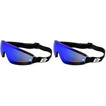 Birdz Eyewear Wing Skydiving Parasailing Floating Goggles with ReflecTech Blue Mirror Lens
