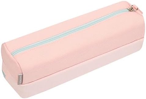 KOKUYO 2-Layer Pencil Holder, Zipper Large Stationery Organizer, Pink
