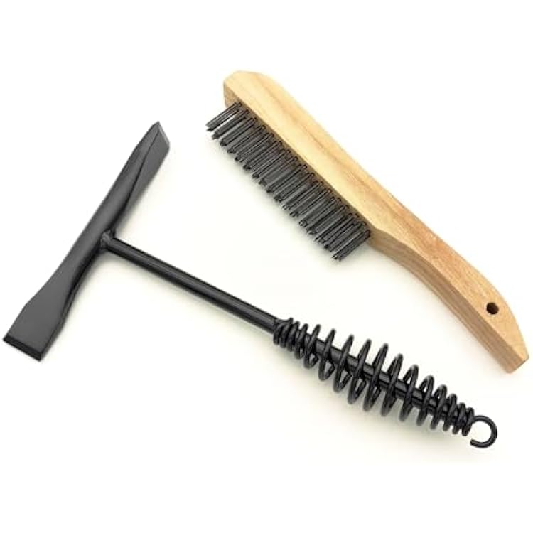 VASTOOLS Welding Chipping Hammer with Coil Spring Handle,10.5,Cross Chisel and Vertical Chisel