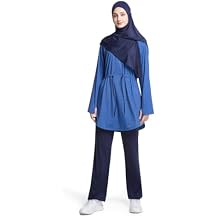 Women's Arabic Modest Sports Set for Outdoor Yoga, Running, Fitness