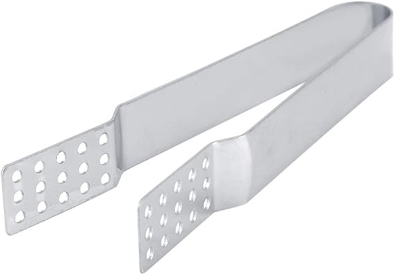 Tea Bag Squeezer, Stainless Steel Tea Bag Holder,Tongs Tea Bag Spoon Tea Bag Strainer Clip for Gripping Ice Cubes Tea Bags for Loose Tea Loose Leaf Gripping Ice Cubes (13.5CM)