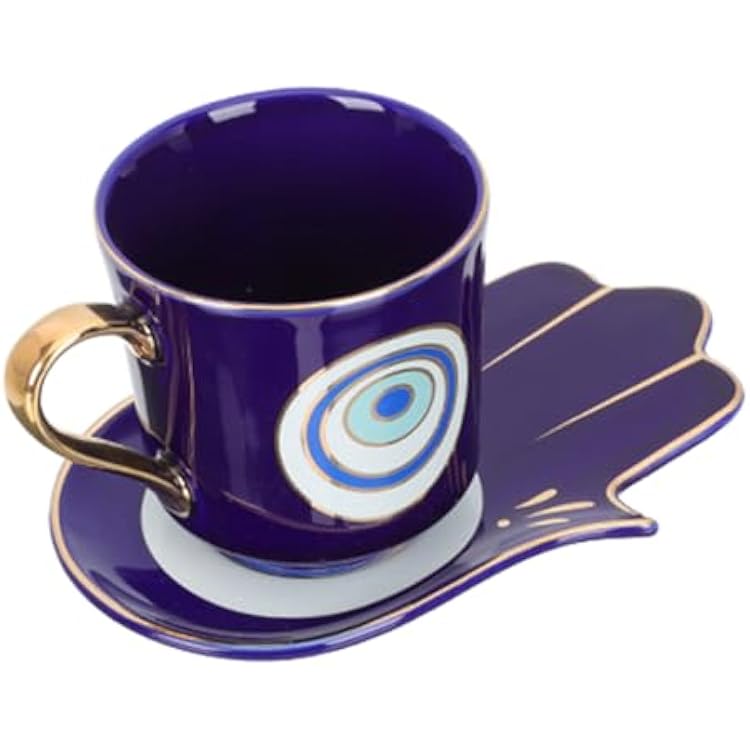 1 set European Style Tea Cup Decorative Milk Holder Elegant Porcelain Drinking Cup Home Office Cafe