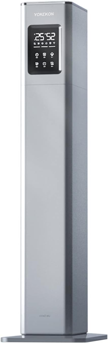 Humidifiers for Large Room Bedroom-YOKEKON 3.4Gal/13L Large Room Floor Humidifiers for Home, Ultrasonic Cool Mist Humidifier, Essential Oil Diffuser, Timer, Auto Shut-Off, Top Fill