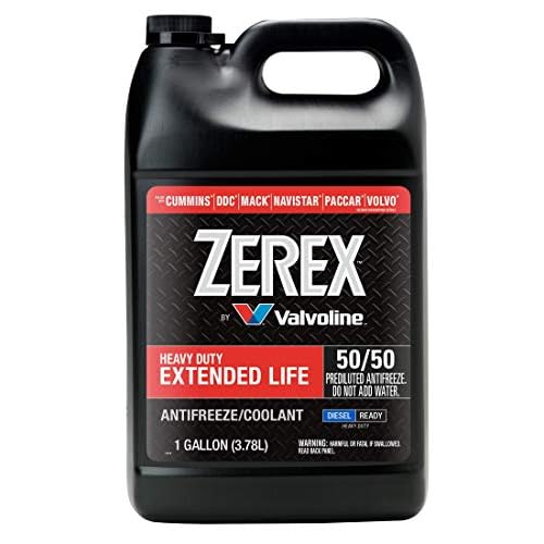 Zerex Extended Life Red Heavy Duty HD 5050 Prediluted Ready-to-Use AntifreezeCoolant 1 GA