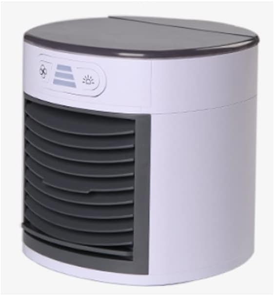 Cooling Fan, 2020 Improved Version, Tabletop Cooling Fan, 16.9 fl oz 500 ml Large Capacity, USB Powered, Mini Cooling Fan, 3 Levels, Humidifiing, Cooling Air Conditioner, Mini, Mildew Resistant, Antibacterial Filter, Angle Adjustment, Small Cooler, 7 Color LED Light, Energy Saving, Portable Air Conditioner, Heat Stroke, Lightweight, Sleeping in Car, Office, Bedroom 2