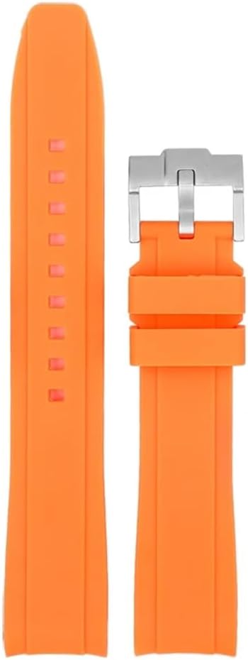 Straps for Moonswatch Watch,Curved No Gap Rubber Strap Compatible with Swatch X Blancpain Moonswatch Speedmaster 22mm Watch,Swatch Watch Replacement Band Men Women