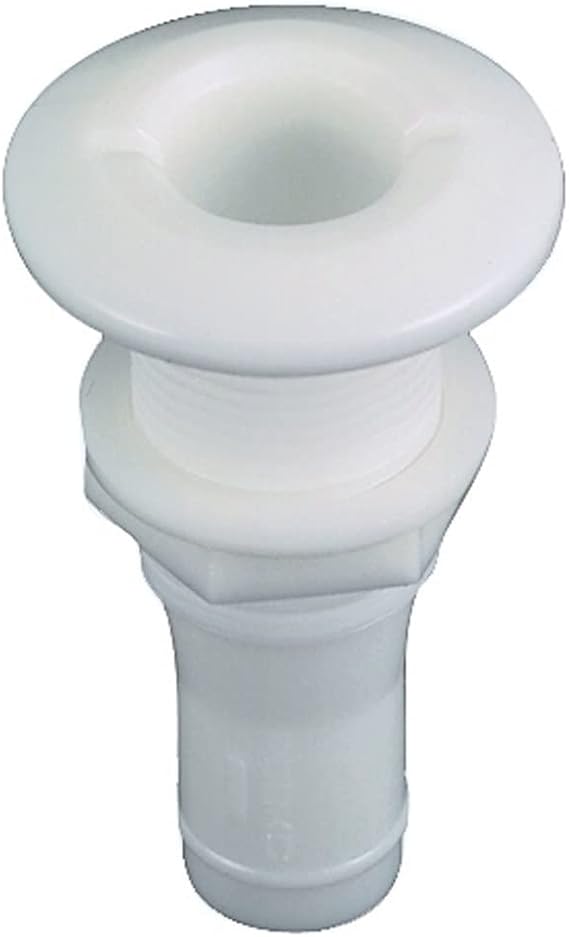 Perko Thru-Hull Connections - 1-1/2" White Plastic