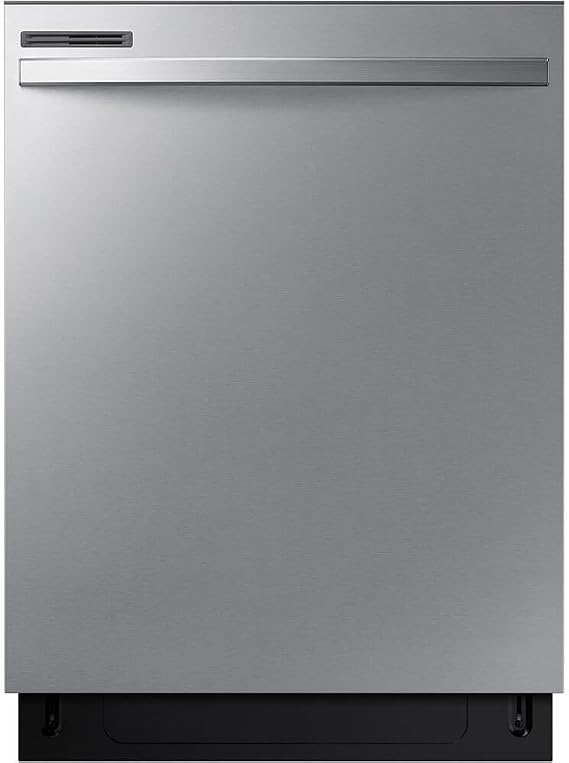 Samsung DW80CG4021SR 24-Inch Top Control Built-In Dishwasher, 15 Place Settings, 53 dBA Quiet Operation, 4 Wash Cycles, Stainless Steel