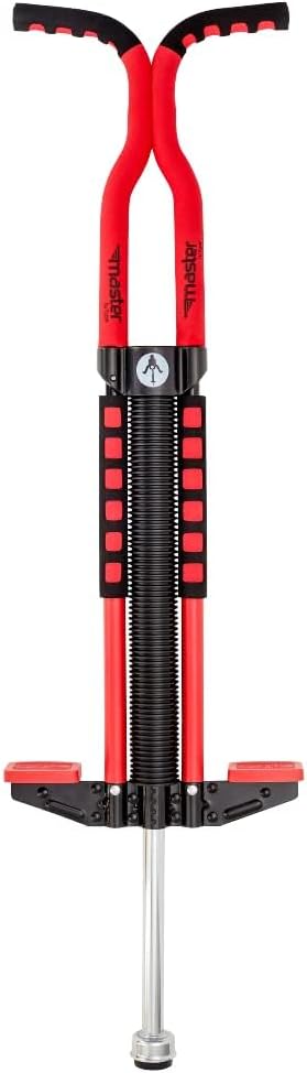 Flybar Master Pogo Stick for Kids Ages 9+, 80160 lbs Easy Grip Handles Active Exercise Toy for Tweens & Teens Outdoor Toy with Non-Slip Foot Pegs for Boys and Girls No Assembly Needed