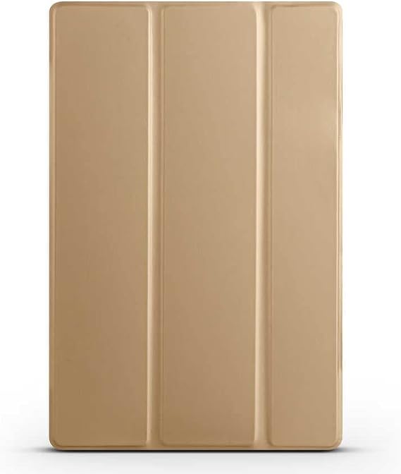 Babilden APPLE 11 inç iPad (A16) / iPad Air 10.9 inç/iPad 10.Nesil 10.9 Wi-Fi Tablet ile Uyumlu Tablet Kılıfı Smart Cover Uyku Modlu Standlı Arkası Sert Şeffaf Kapak Gold