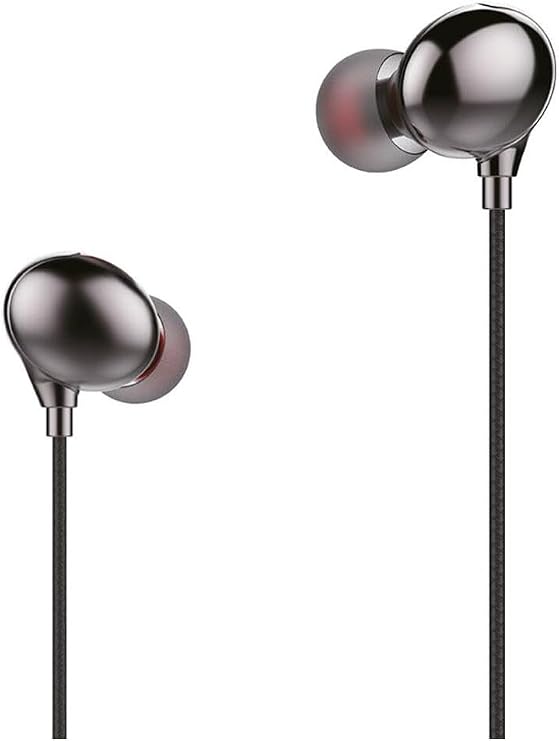 LinkTech H25 In-Ear Wired Headset with Microphone 3.5mm Black