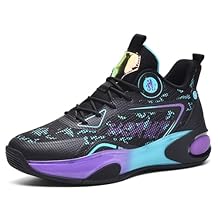 CJSPORX Men Basketball Shoes Non Slip Breathable Outdoor Fashion Sneakers
