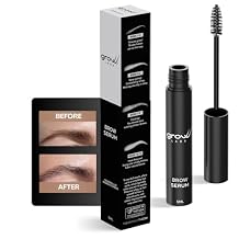 Eyebrow Growth Serum with Biotin & Peptides Regrow Eyebrow Hair Nourishing Formula for Thicker, Fuller, Natural-Looking Brows Vegan, Cruelty-Free Made in USA 5 ml